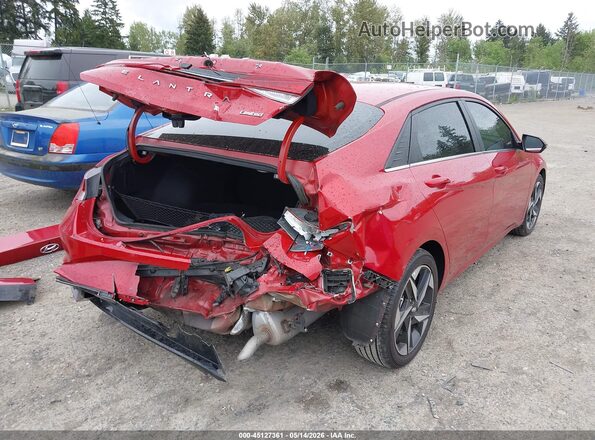 KMHLP4AG2PU426055 2023 HYUNDAI ELANTRA Красный Задняя правая четверть