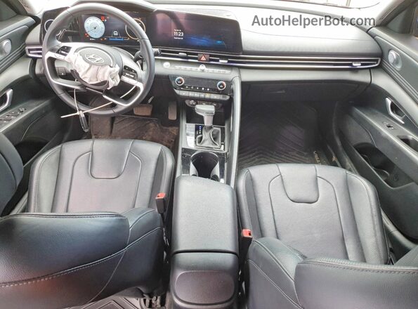 KMHLP4AG4PU371575 2023 HYUNDAI ELANTRA Черный Вид панели приборов