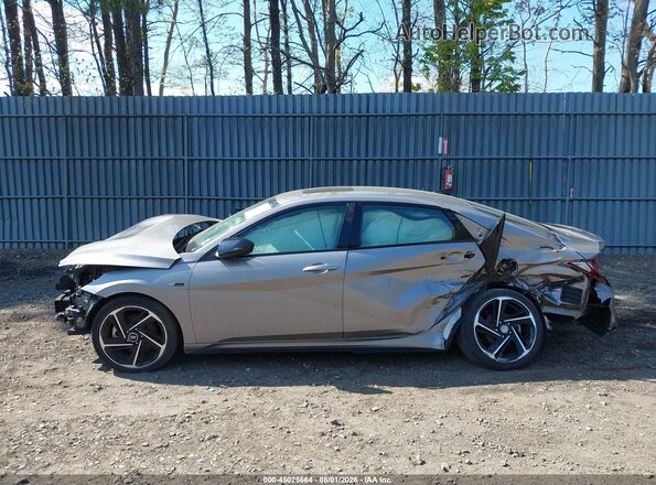 KMHLR4AF0PU407389 2023 HYUNDAI ELANTRA Серебряный Панорамный вид салона 360°