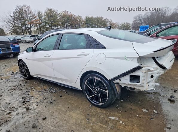KMHLR4AF4PU621429 2023 HYUNDAI ELANTRA Белый Задняя левая четверть