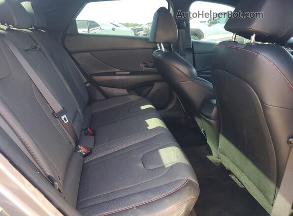 KMHLR4AF9PU515817 2023 HYUNDAI ELANTRA Серый Вид задних сидений