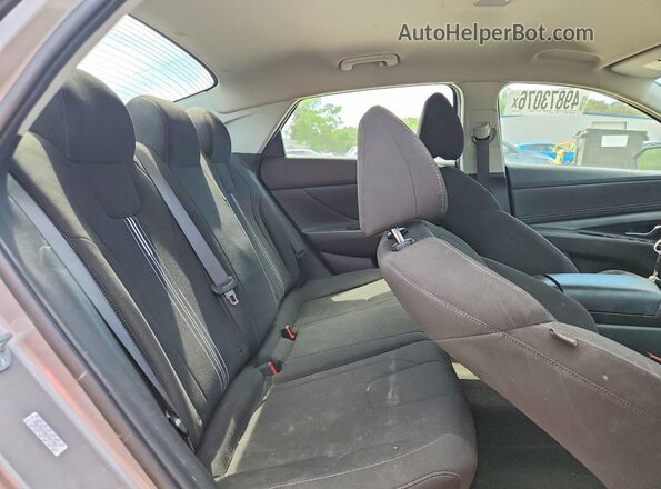 KMHLS4AG0PU555958 2023 HYUNDAI ELANTRA Серый Вид задних сидений