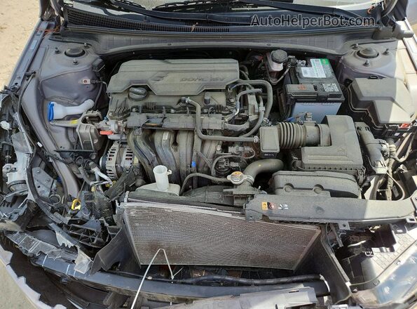 KMHLS4AG0PU555958 2023 HYUNDAI ELANTRA Серый Вид задней части салона