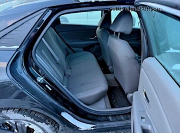KMHLS4AG1MU064889 2021 HYUNDAI ELANTRA Black Widok zestawu wskaźników