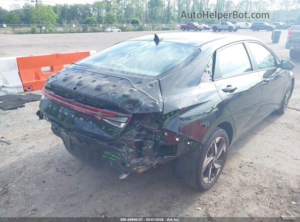 KMHLS4AG1PU502217 2023 HYUNDAI ELANTRA Черный Задняя правая четверть