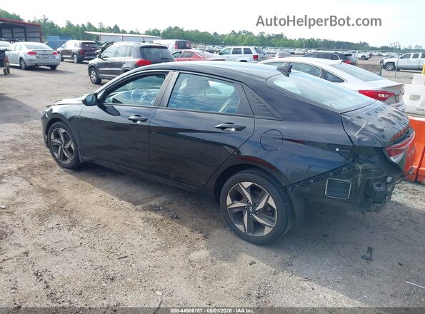 KMHLS4AG1PU502217 2023 HYUNDAI ELANTRA Черный Задняя левая четверть
