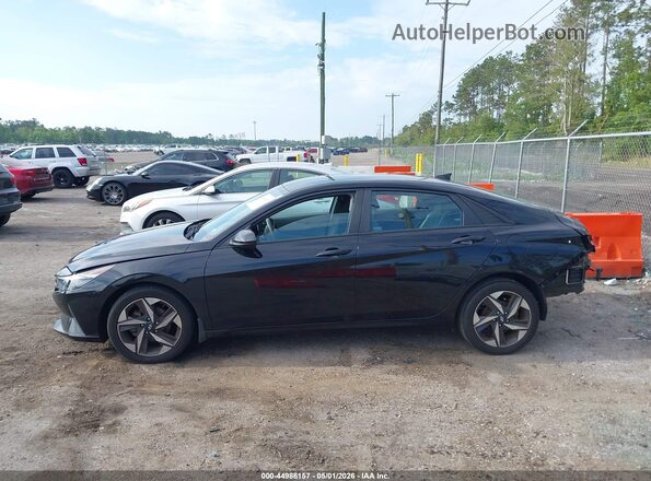 KMHLS4AG1PU502217 2023 HYUNDAI ELANTRA Черный Панорамный вид салона 360°