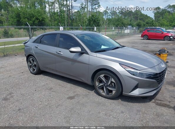 KMHLS4AG2PU428922 2023 HYUNDAI ELANTRA Серый Передняя правая четверть