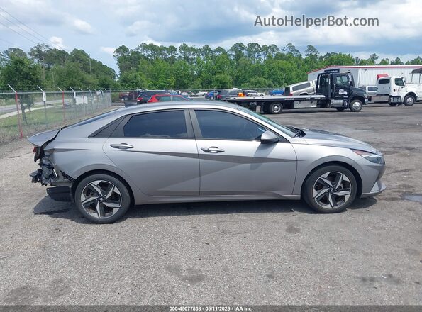 KMHLS4AG2PU428922 2023 HYUNDAI ELANTRA Серый Вид задней части салона