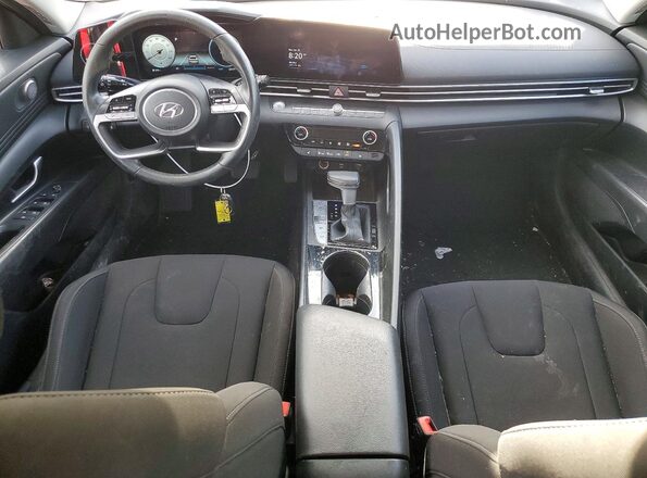 KMHLS4AG3PU417864 2023 HYUNDAI ELANTRA Темно-бордовый Вид панели приборов