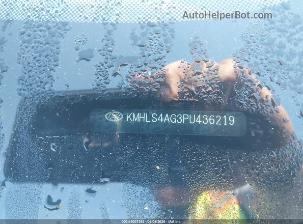 KMHLS4AG3PU436219 2023 HYUNDAI ELANTRA Blue Շարժիչի բաժամունքի տեսք