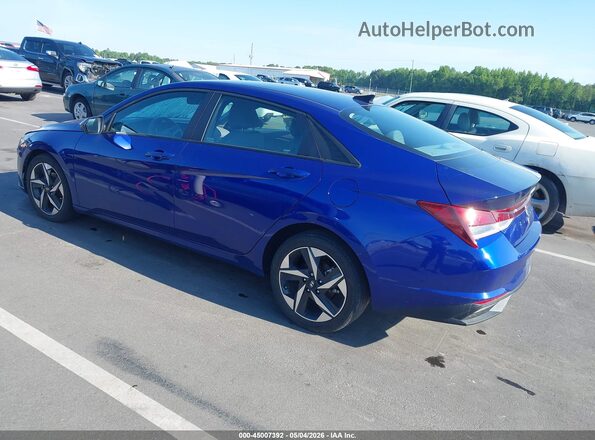 KMHLS4AG3PU436219 2023 HYUNDAI ELANTRA Blue Հետևի ձախ
