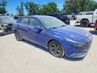 2021 Hyundai Elantra Sel Blue vin: KMHLS4AG4MU128181