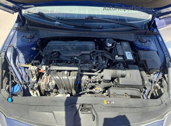 KMHLS4AG4MU128181 2021 HYUNDAI ELANTRA Blue Вид задньої частини салону