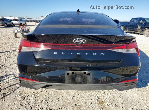 KMHLS4AG4NU227441 2022 HYUNDAI ELANTRA Черный Вид сзади