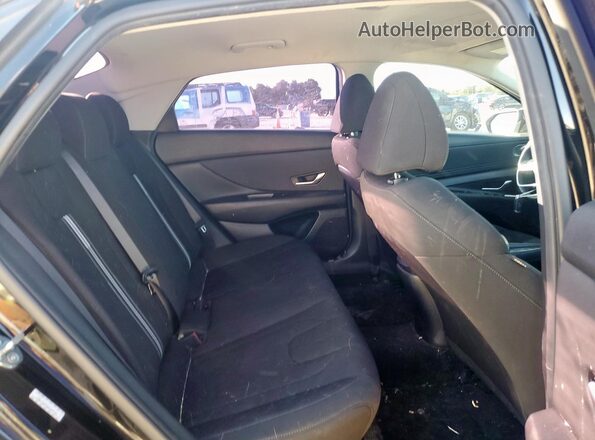 KMHLS4AG4NU227441 2022 HYUNDAI ELANTRA Черный Вид задних сидений