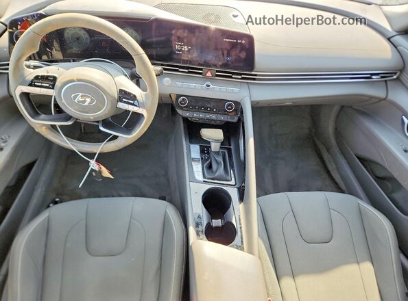 KMHLS4AG5PU506111 2023 HYUNDAI ELANTRA Синий Вид панели приборов