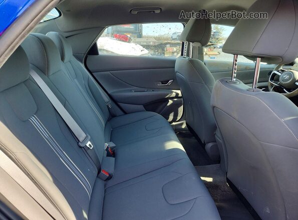 KMHLS4AG5PU506111 2023 HYUNDAI ELANTRA Синий Вид задних сидений