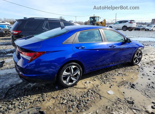 KMHLS4AG5PU506111 2023 HYUNDAI ELANTRA Синий Задняя правая четверть