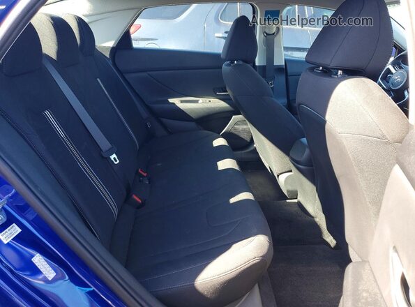 KMHLS4AG5PU615572 2023 HYUNDAI ELANTRA Синий Вид задних сидений