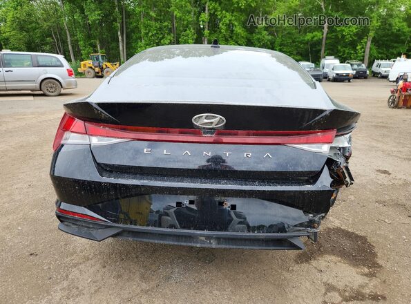 KMHLS4AG6NU317903 2022 HYUNDAI ELANTRA Черный Вид сзади
