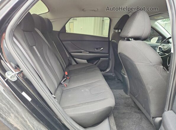 KMHLS4AG6NU317903 2022 HYUNDAI ELANTRA Черный Вид задних сидений