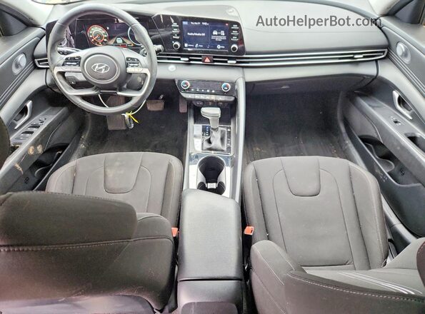 KMHLS4AG6NU317903 2022 HYUNDAI ELANTRA Черный Вид панели приборов