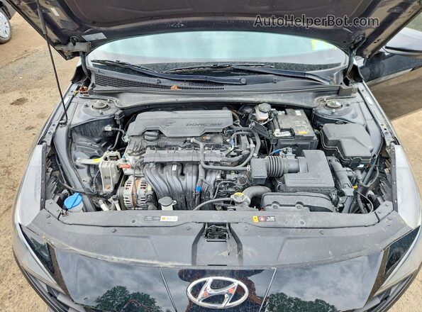 KMHLS4AG6NU317903 2022 HYUNDAI ELANTRA Черный Вид задней части салона