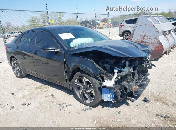 KMHLS4AG7PU429936 2023 HYUNDAI ELANTRA Black Przód prawy