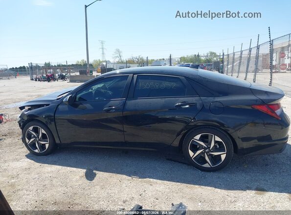KMHLS4AG7PU429936 2023 HYUNDAI ELANTRA Black Widok wnętrza 360 stopni