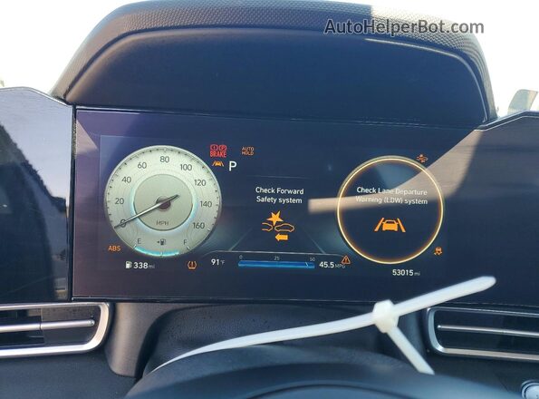 KMHLS4AG8PU423076 2023 HYUNDAI ELANTRA Gray Vista del cuadro de instrumentos