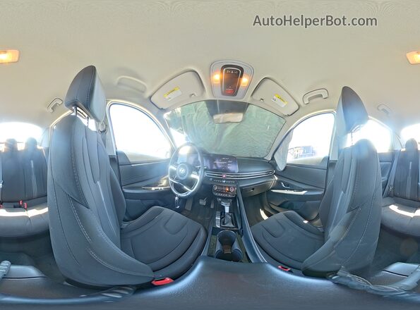 KMHLS4AG8PU423076 2023 HYUNDAI ELANTRA Gray Vista interior de 360 grados
