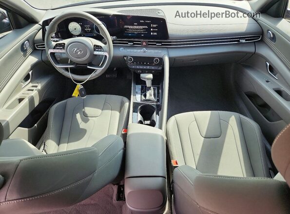 KMHLS4AG8PU444428 2023 HYUNDAI ELANTRA Black Dashboard view