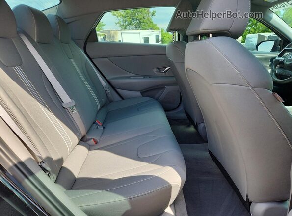 KMHLS4AG8PU444428 2023 HYUNDAI ELANTRA Black Rear seats view