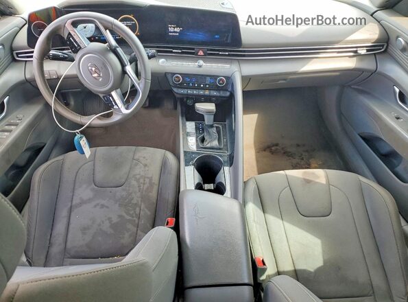 KMHLS4AG9PU426567 2023 HYUNDAI ELANTRA Blue Widok deski rozdzielczej