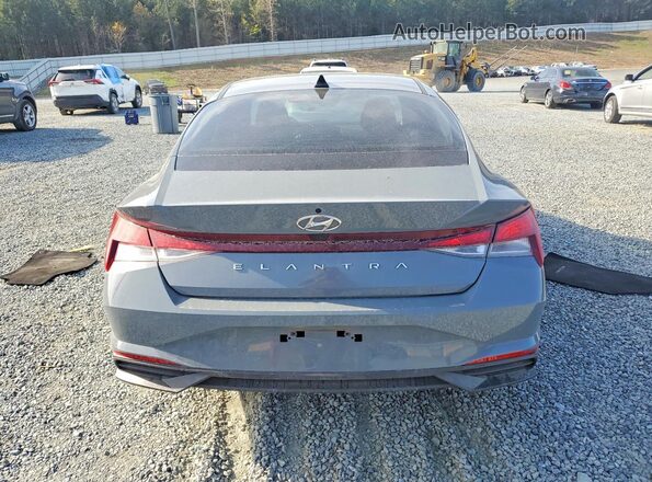 KMHLS4AGXMU136687 2021 HYUNDAI ELANTRA Серый Вид сзади