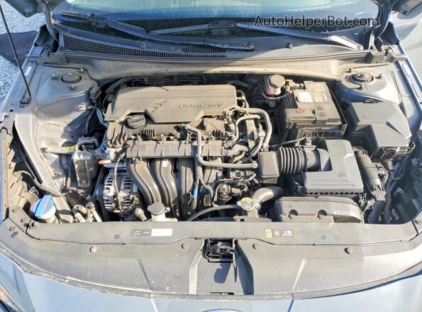 KMHLS4AGXMU136687 2021 HYUNDAI ELANTRA Серый Вид задней части салона