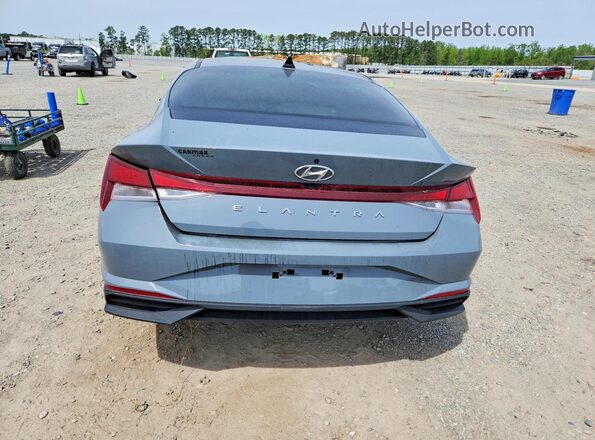 KMHLS4AGXPU442597 2023 HYUNDAI ELANTRA Серый Вид сзади