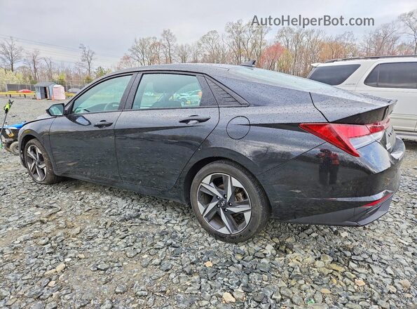 KMHLS4AGXPU582228 2023 HYUNDAI ELANTRA Black უკანა მარცხენა