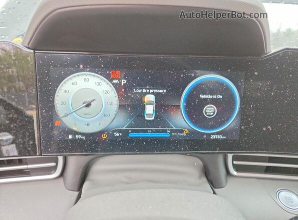 KMHLS4AGXPU582228 2023 HYUNDAI ELANTRA Black ხელსაწყოთა პანელის ხედი