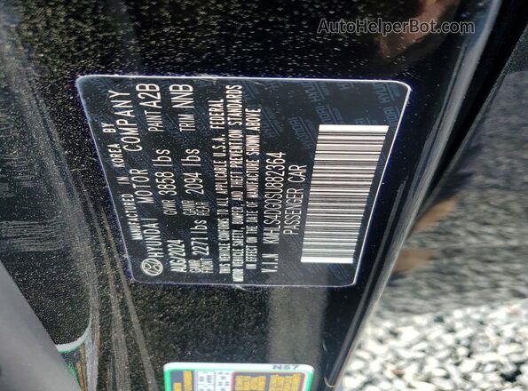 KMHLS4DG0SU882364 2025 HYUNDAI ELANTRA Черный Вид подкапотного пространства