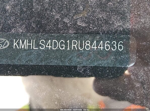 KMHLS4DG1RU844636 2024 HYUNDAI ELANTRA Синий Вид подкапотного пространства