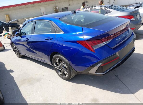 KMHLS4DG1RU844636 2024 HYUNDAI ELANTRA Синий Задняя левая четверть