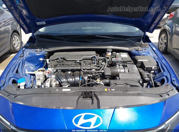 KMHLS4DG1RU844636 2024 HYUNDAI ELANTRA Синий Вид сзади