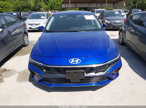 KMHLS4DG1RU844636 2024 HYUNDAI ELANTRA Синий Вид щитка приборов