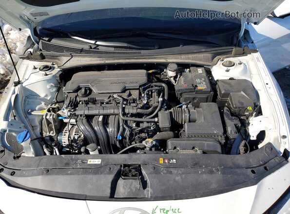 KMHLS4DG1SU858896 2025 HYUNDAI ELANTRA Белый Вид задней части салона