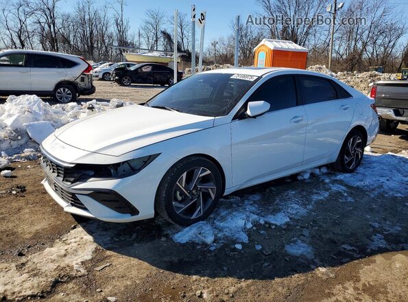 KMHLS4DG1SU858896 2025 HYUNDAI ELANTRA Белый Передняя левая четверть