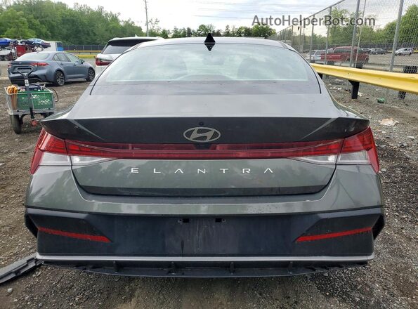 KMHLS4DG2SU948073 2025 HYUNDAI ELANTRA Gray Вид ззаду