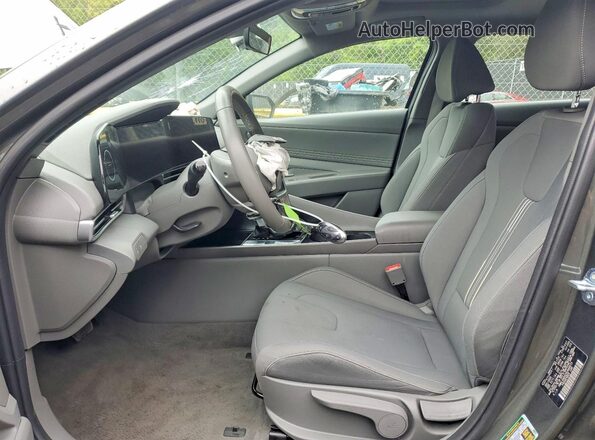 KMHLS4DG2SU948073 2025 HYUNDAI ELANTRA Gray Вид салону спереду