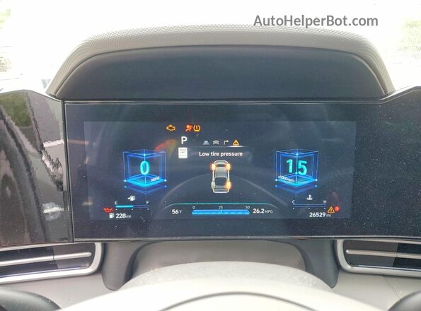 KMHLS4DG2SU948073 2025 HYUNDAI ELANTRA Gray Вид щитка приладів